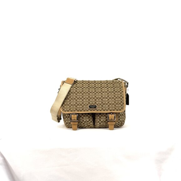 Coach F70283 Signature Messenger Camel - Picture 2 of 15